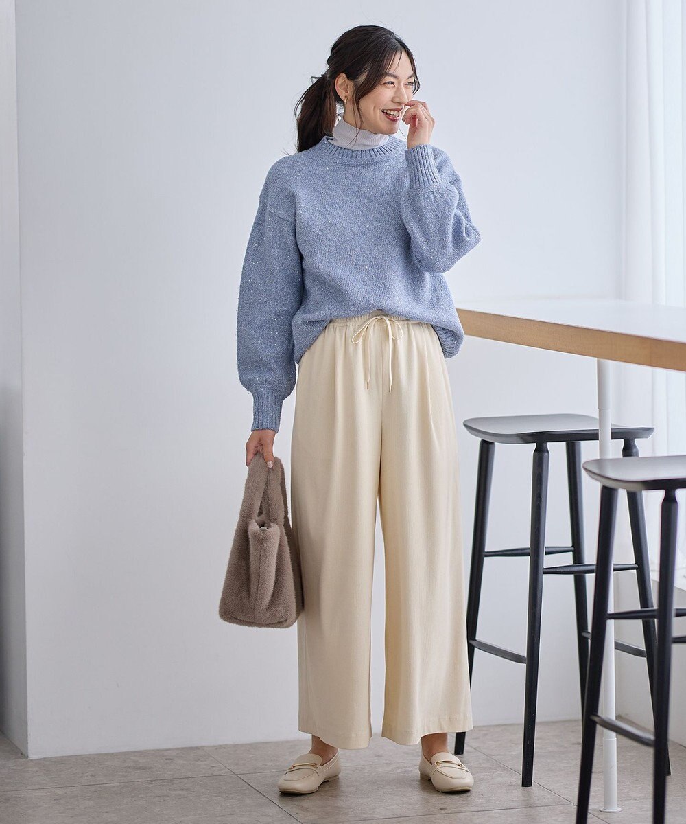 ANY コーデュロイタックバギーパンツ 