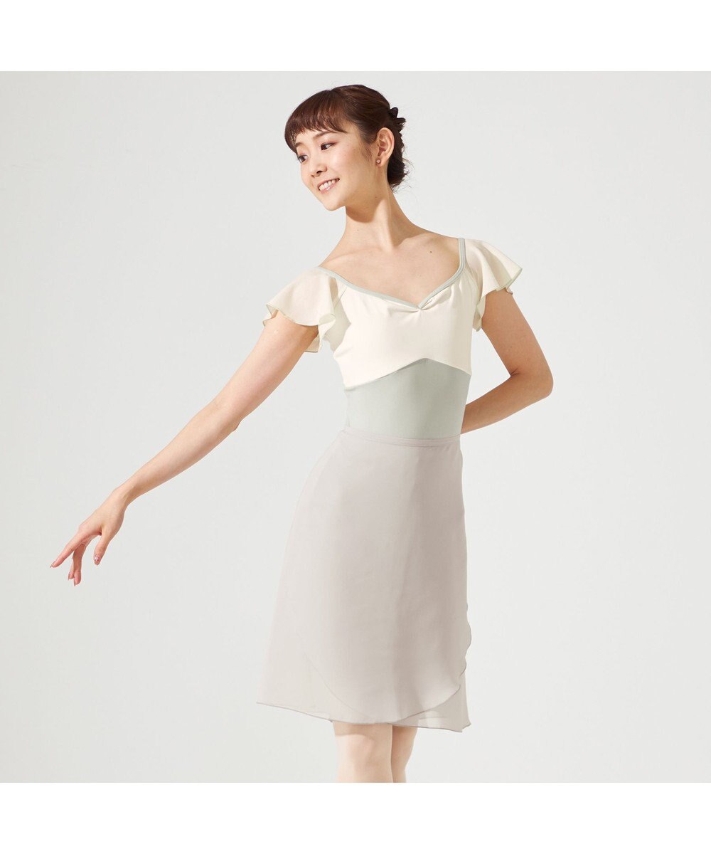 Chacott フレアスリーブレオタード 