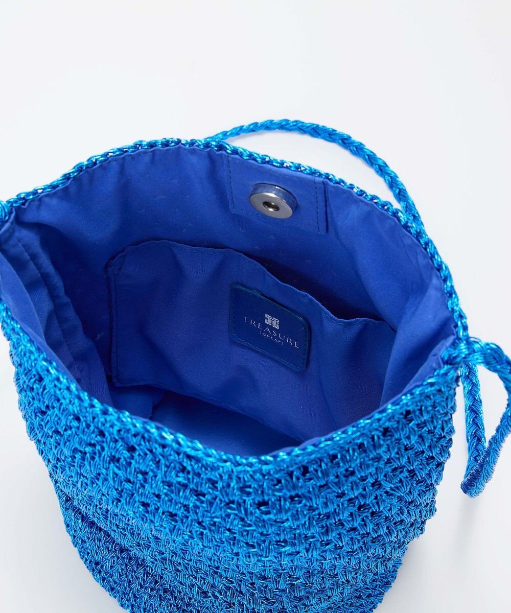 TOPKAPI 【TREASURE TOPKAPI】メタリック ラウンド ミニ ショルダーバッグ 