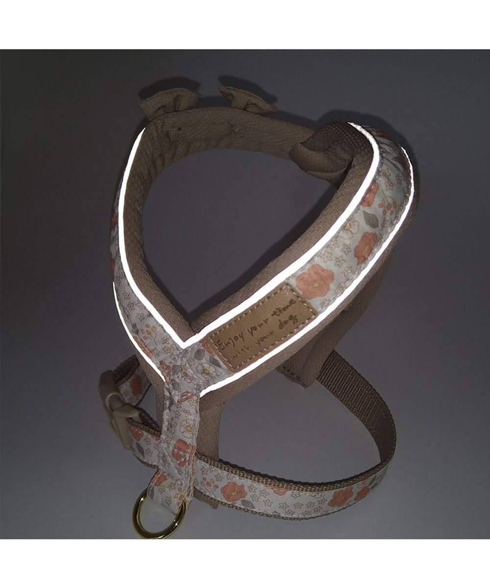 PET PARADISE  反射 花柄 アクティブハーネス 【３Ｓ】 小型犬 