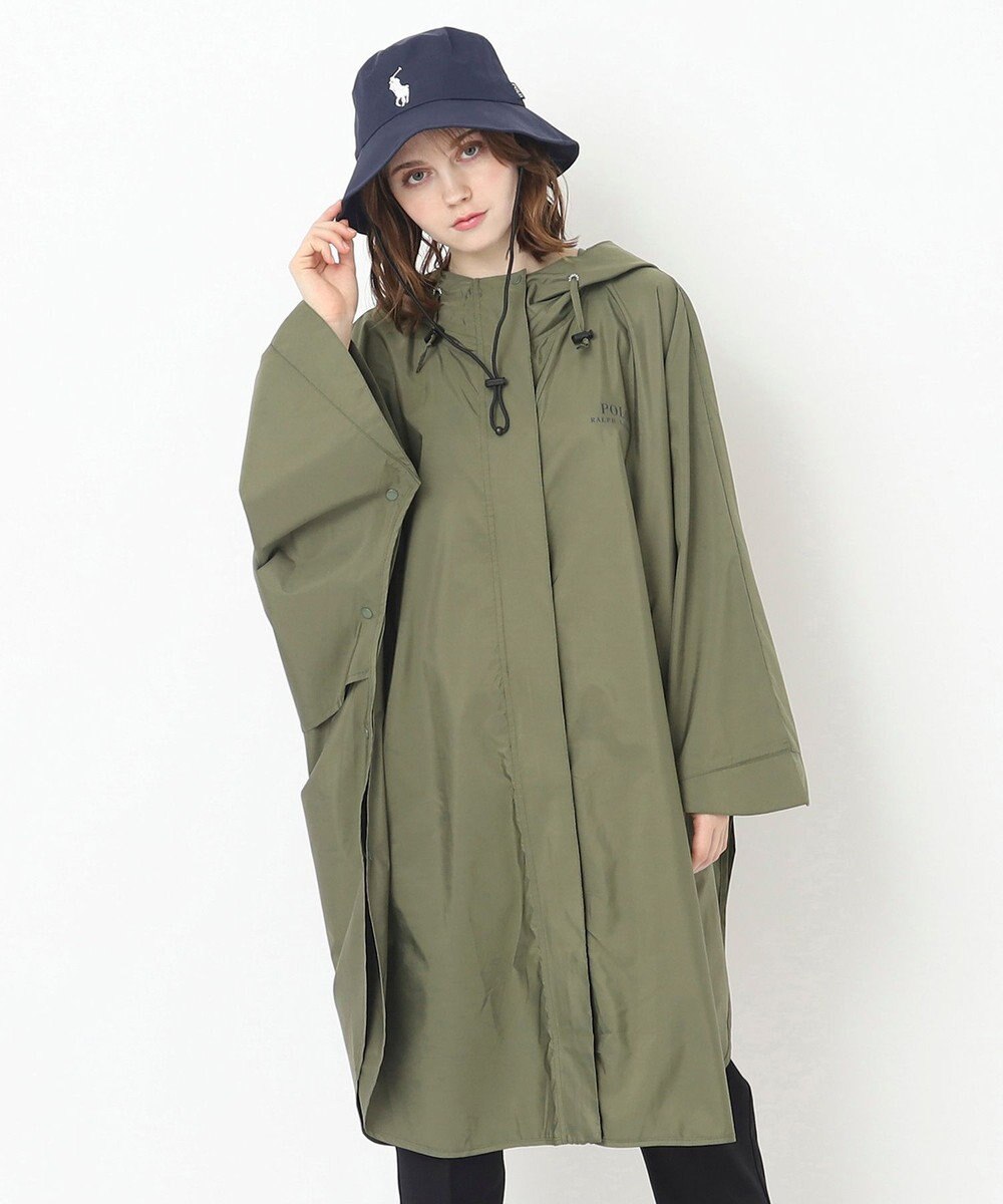 MOONBAT 【WEB限定/遮光/撥水】POLO RALPH LAUREN 晴雨兼用 バケットハット ／つば遮光生地 レインハット あご紐 