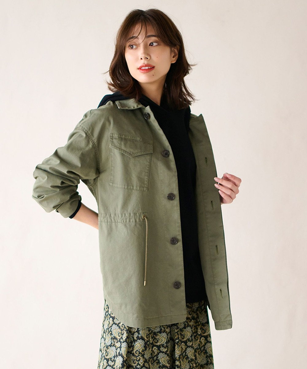 カタログ掲載 コットンストレッチ ミリタリー ジャケット 23区 ファッション通販 公式通販 オンワード クローゼット カタログ掲載 コットンストレッチ ミリタリー ジャケット 23区 ファッション通販 公式通販 オンワード クローゼット