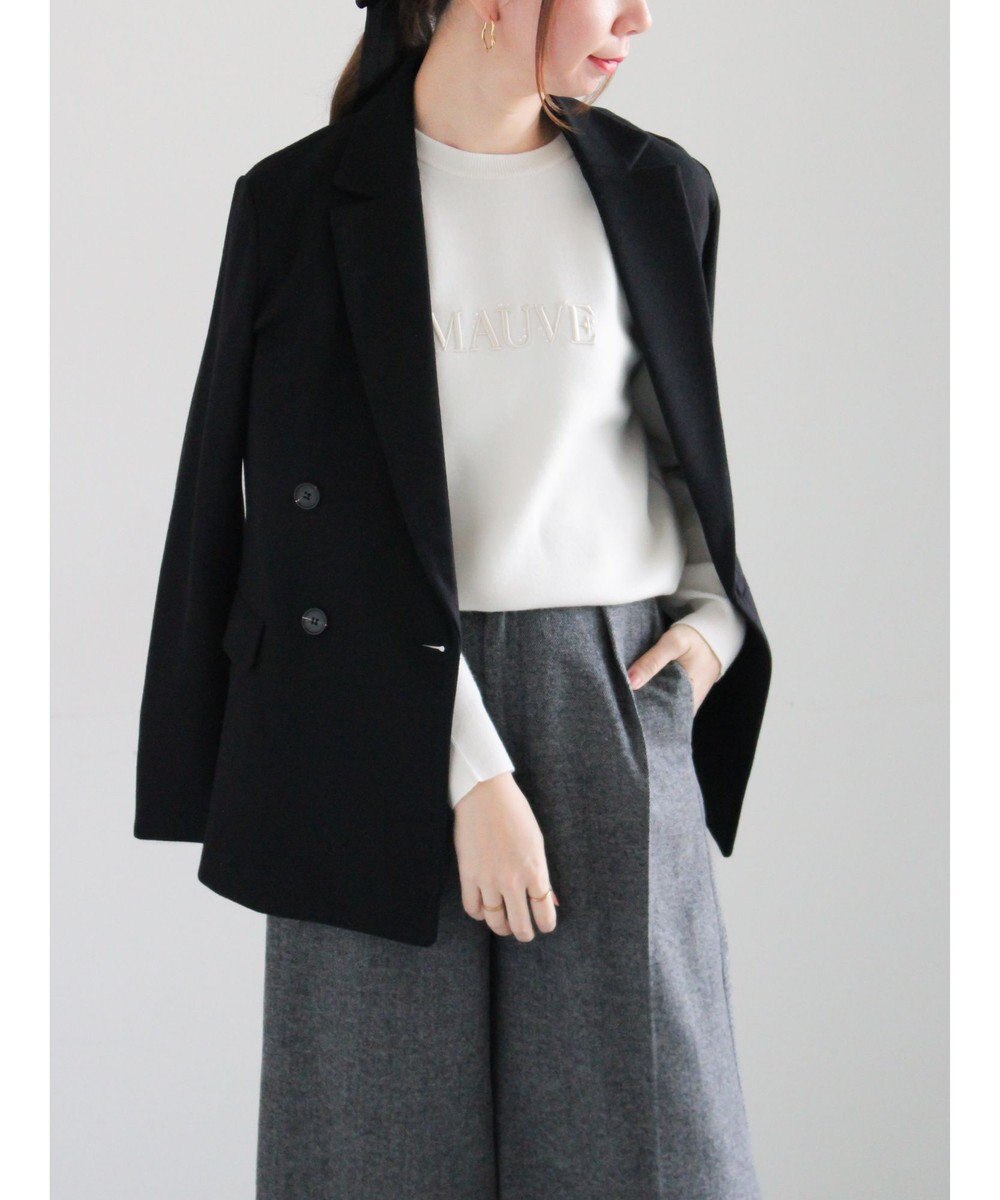 Te chichi ウール混ジャージーテーラードジャケット 