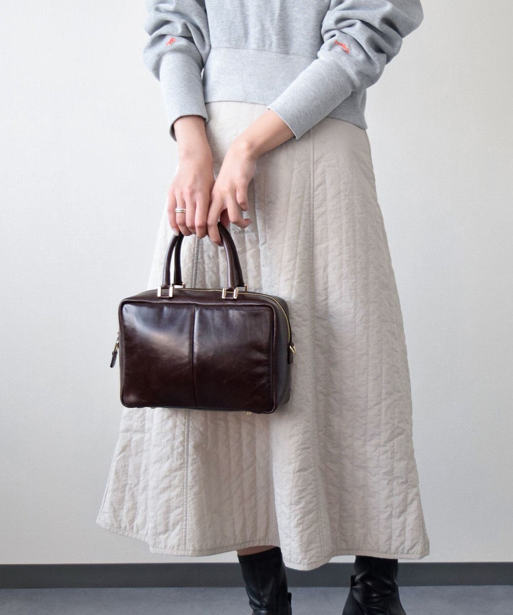 INTER-CHAUSSURES 【CHRISTIAN VILLA】センターシームハンドバッグ 