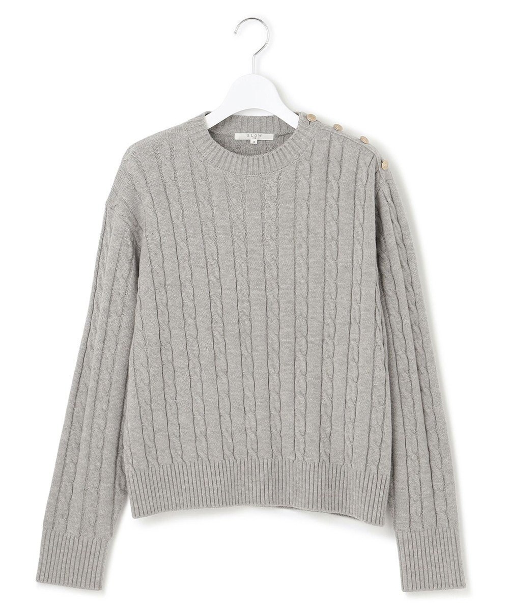 23区 S 【SLOW/一部店舗限定】ハイバルコットンブレンド ニット 