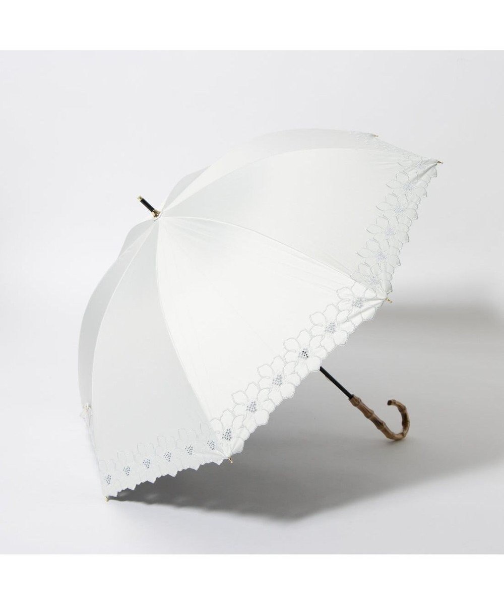 UNBILLION cache nez / グレースフラワー刺繍ショートパラソル 