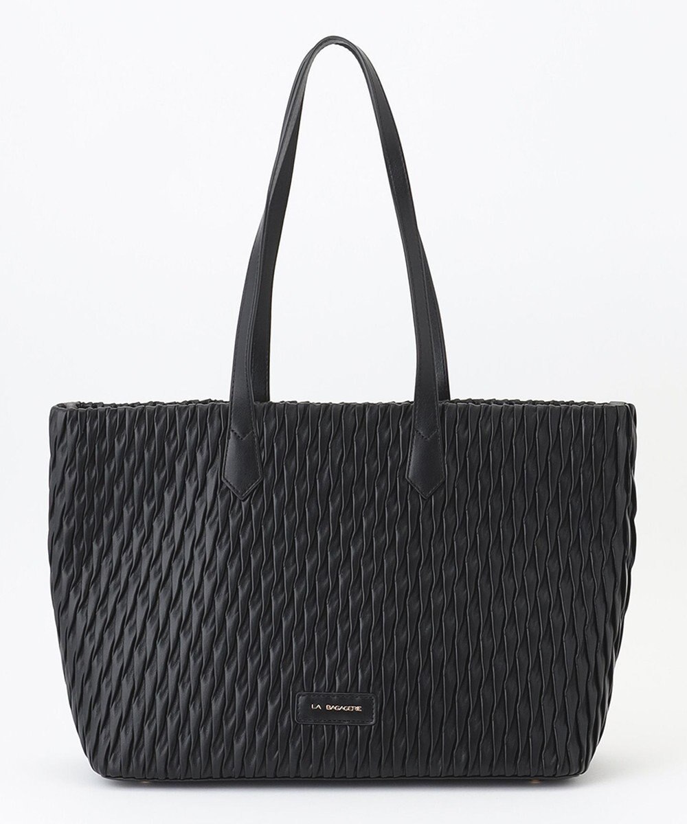 LA BAGAGERIE ランダムプリーツトートバッグ 