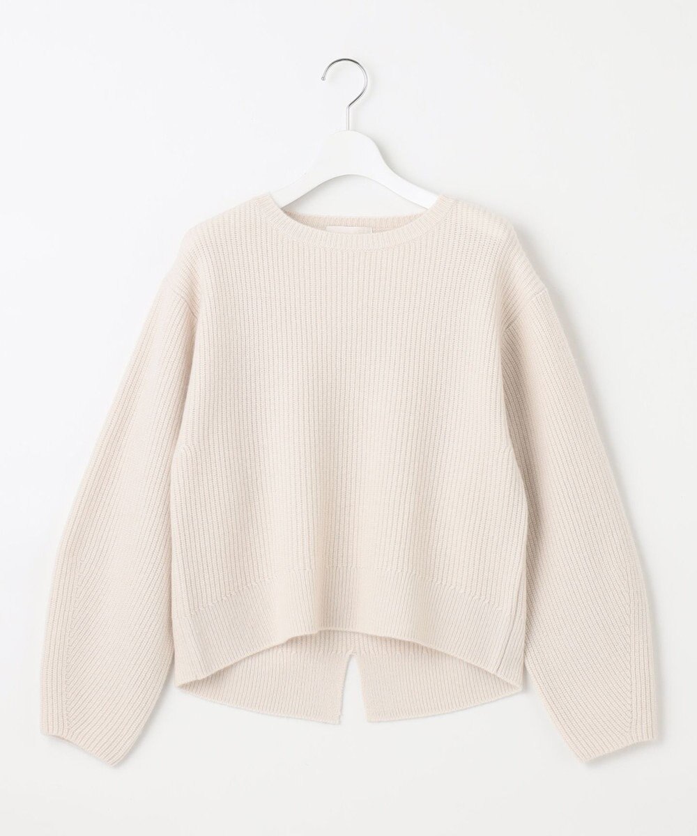 自由区 L 【洗える】ウールカシミヤブレンドプルオーバー ニット 