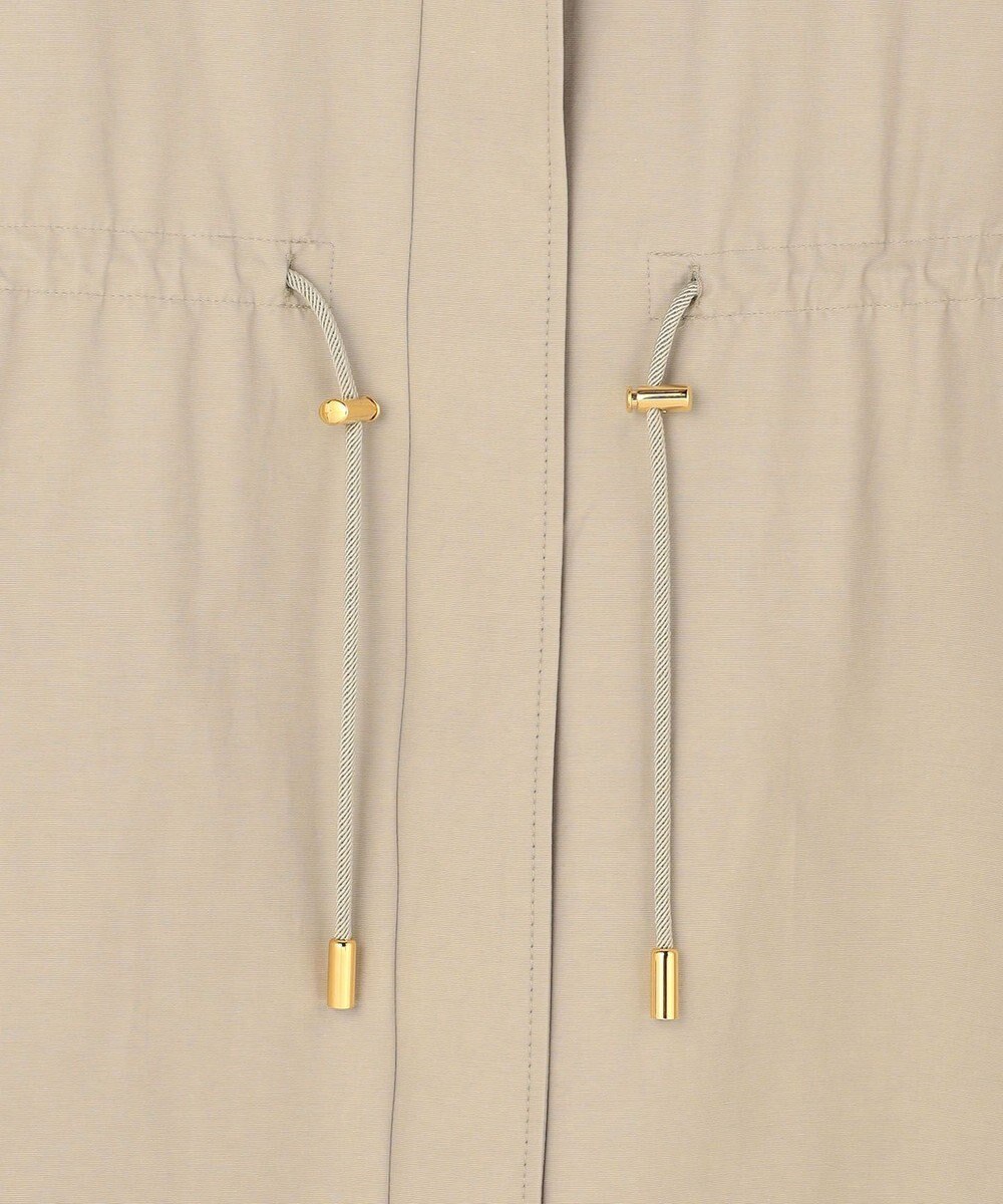 自由区 S コットンナイロンタッサースタンドカラー コート 