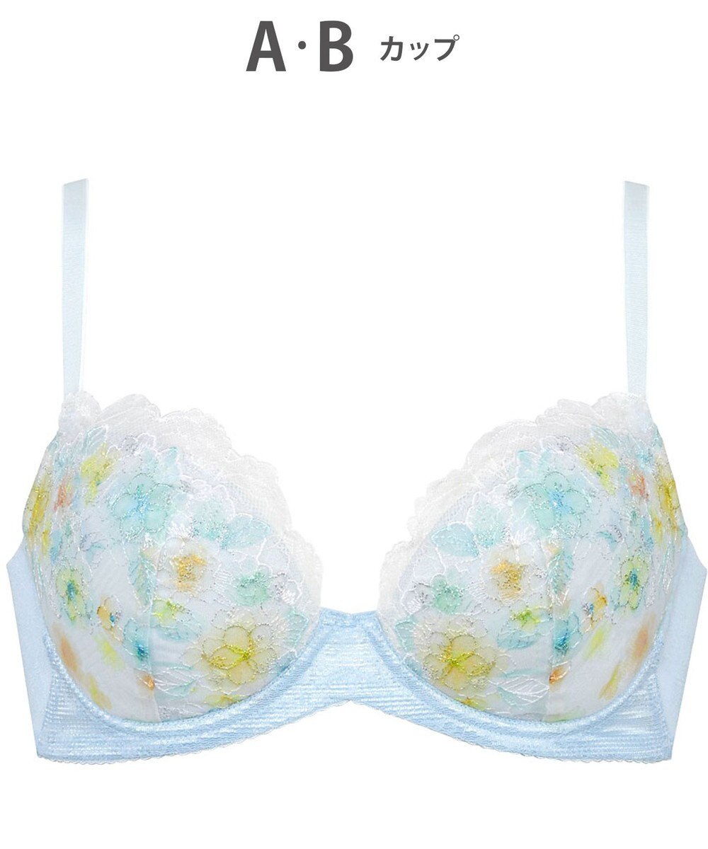 Wing ブラジャー 夏のブラストレスから解放 汗の不快感を軽減(カップ肌側・ワイヤーループ・バック) 背中すっきり 【ときはなつブラ】 KB2872 ウイング／ワコール 