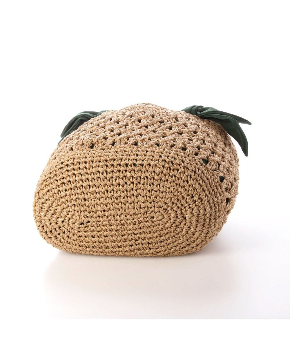 UNBILLION カシュカシュ cachecache / 下がりリボン柄編みトート 