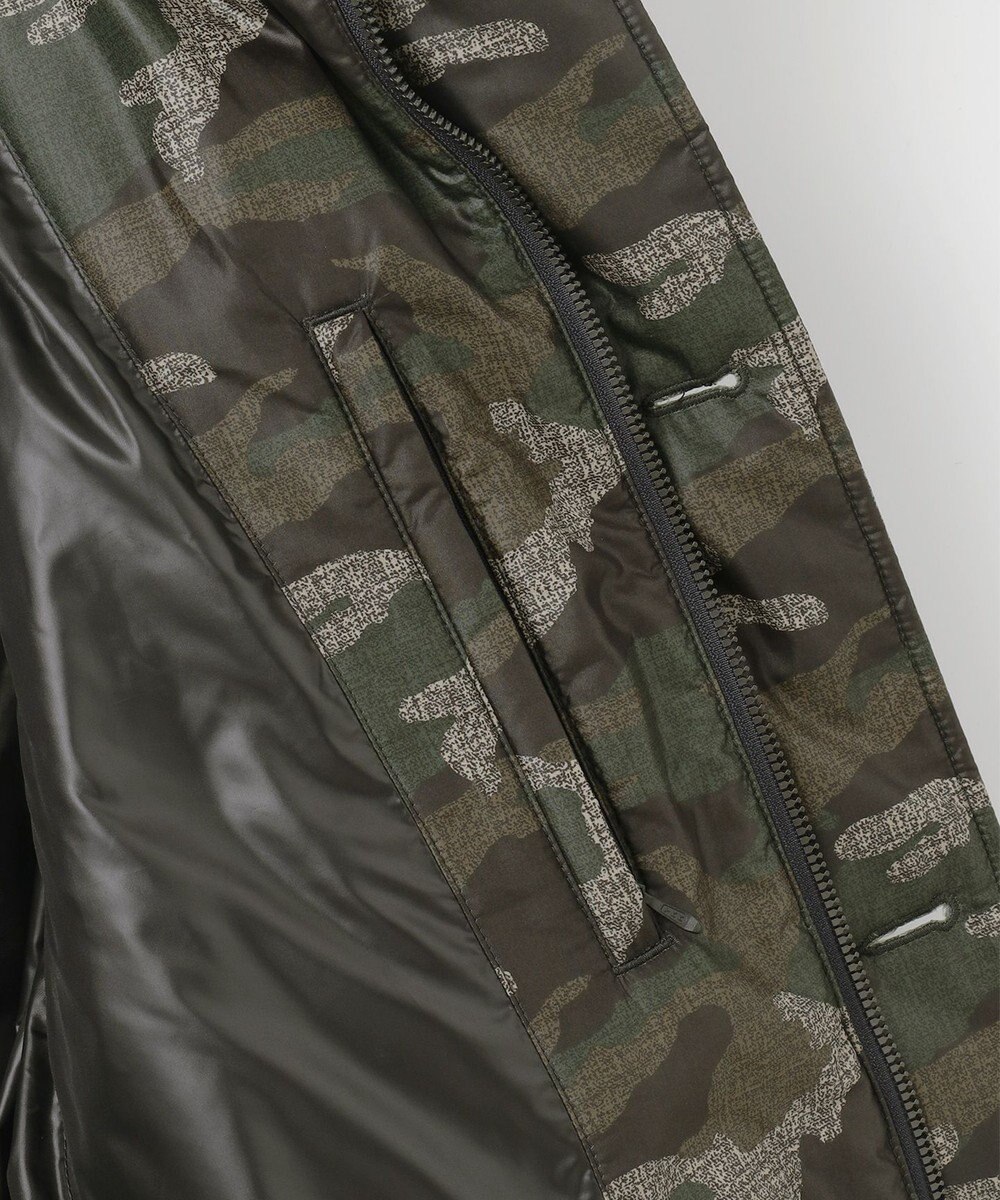 JOSEPH ABBOUD MOUNTAIN 【ECOファー/撥水/9ポケット】カモフラージュ ダウン コート 