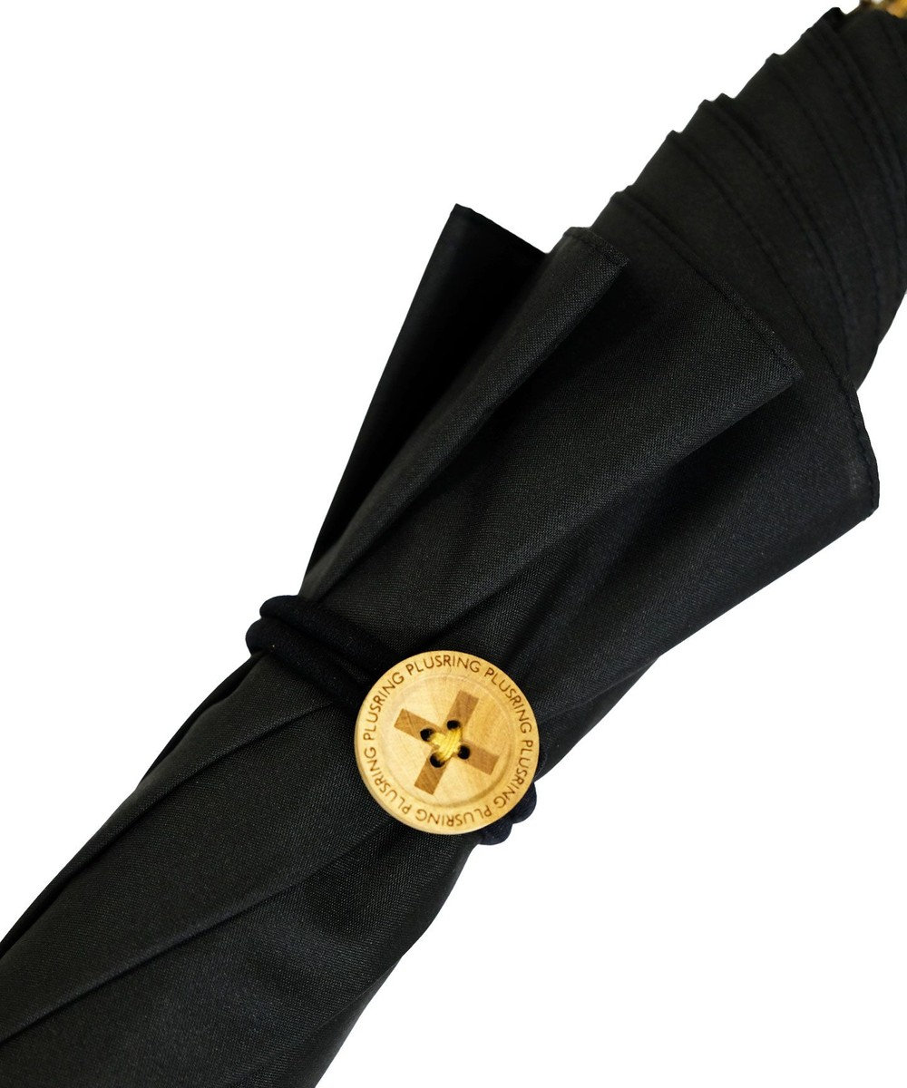 +RING レディース向け プラスリング 雨傘（長）60cm FLW T1258 2重張り傘 