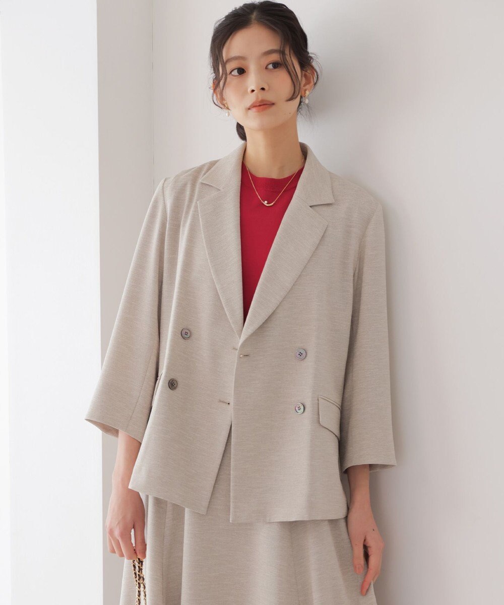 組曲 ライトリネンライク ジャケット 