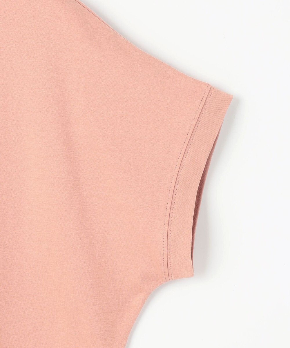 ANY 【UVケア/接触冷感】モックネックフレンチスリーブＴシャツ 