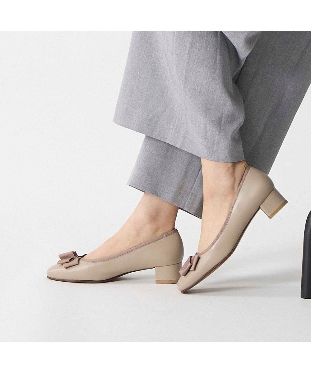 Riz raffinee <Riz raffinee>スクエアトゥリボンパンプス 