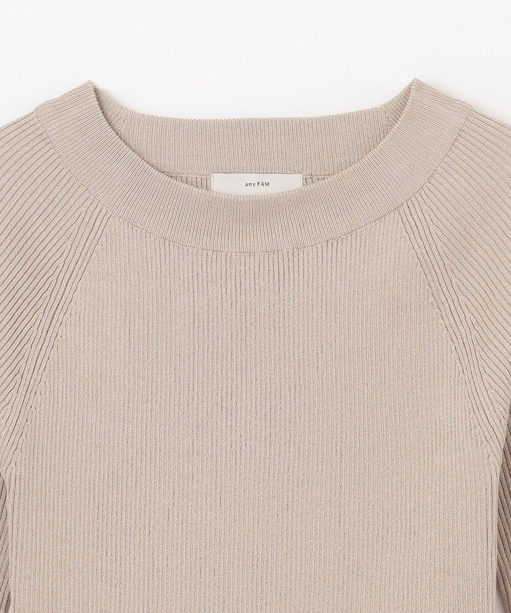 ANY ラメリブニット 