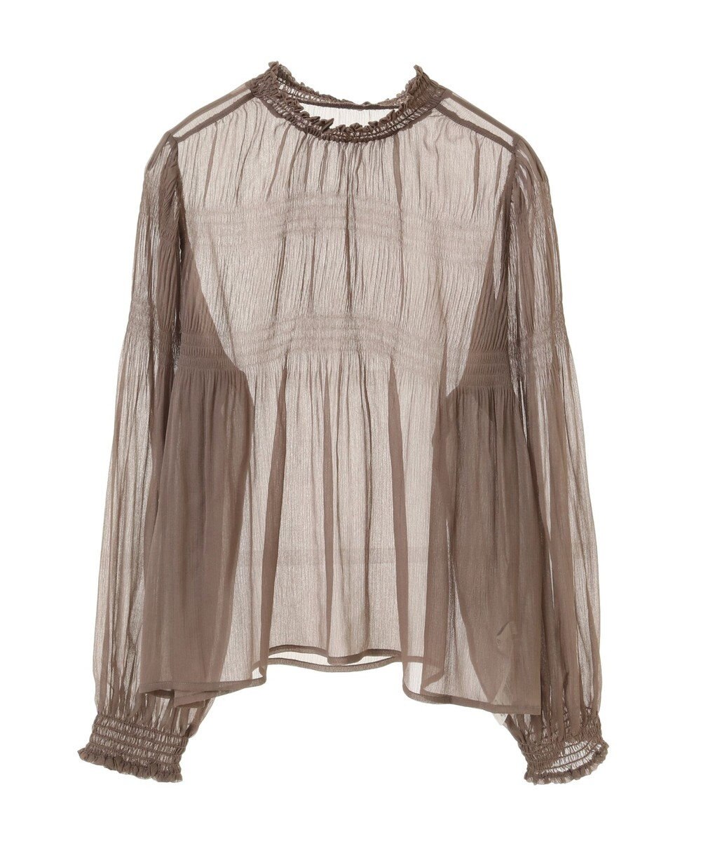 earth music&ecology マジョリカプリーツシアープルオーバー 