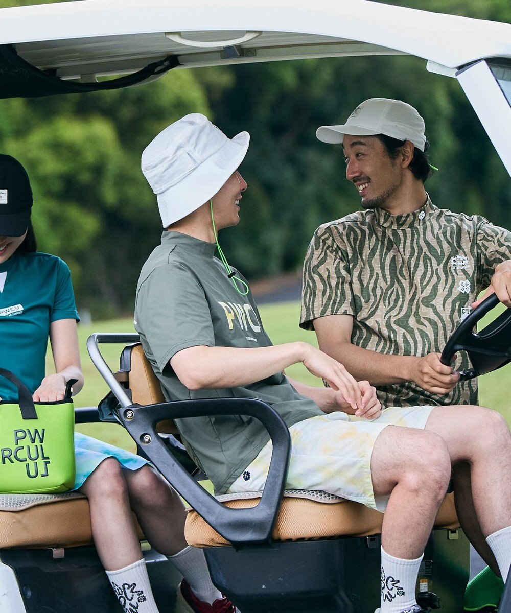 PW CIRCULUS 【手洗い洗濯可 / 通気性抜群】 【UNISEX】【スピンドルで調整可能】ジェットキャップ  ゴルフ 