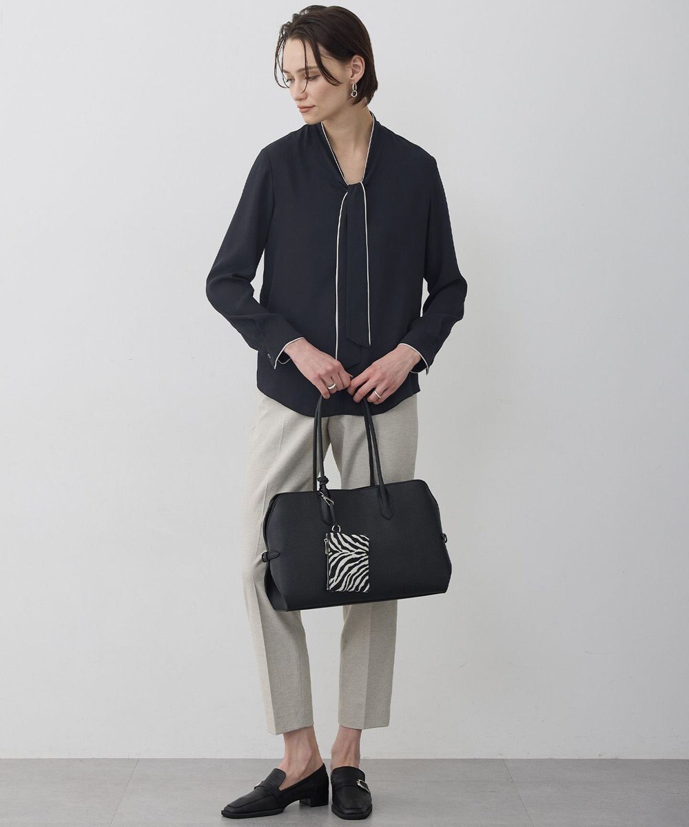 ICB 【先行予約・A4サイズ収納可】ラウンドボストントート 