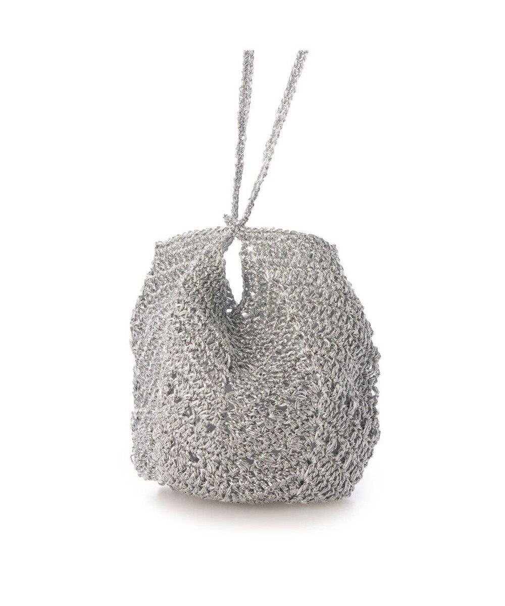 UNBILLION カシュカシュ cachecache / メタリック糸手編みポシェット 