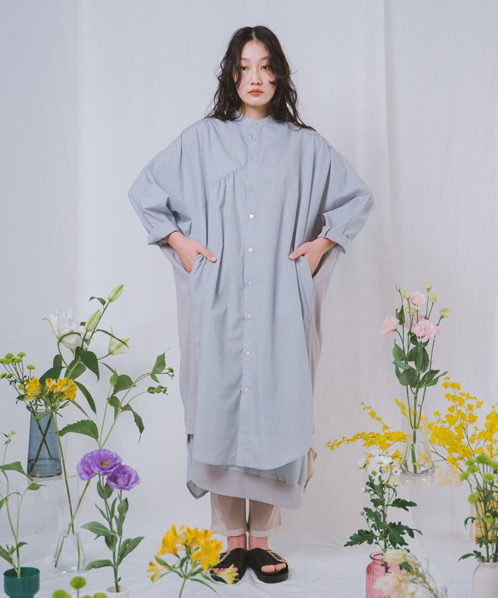 POLS CLIONE シャツワンピース 