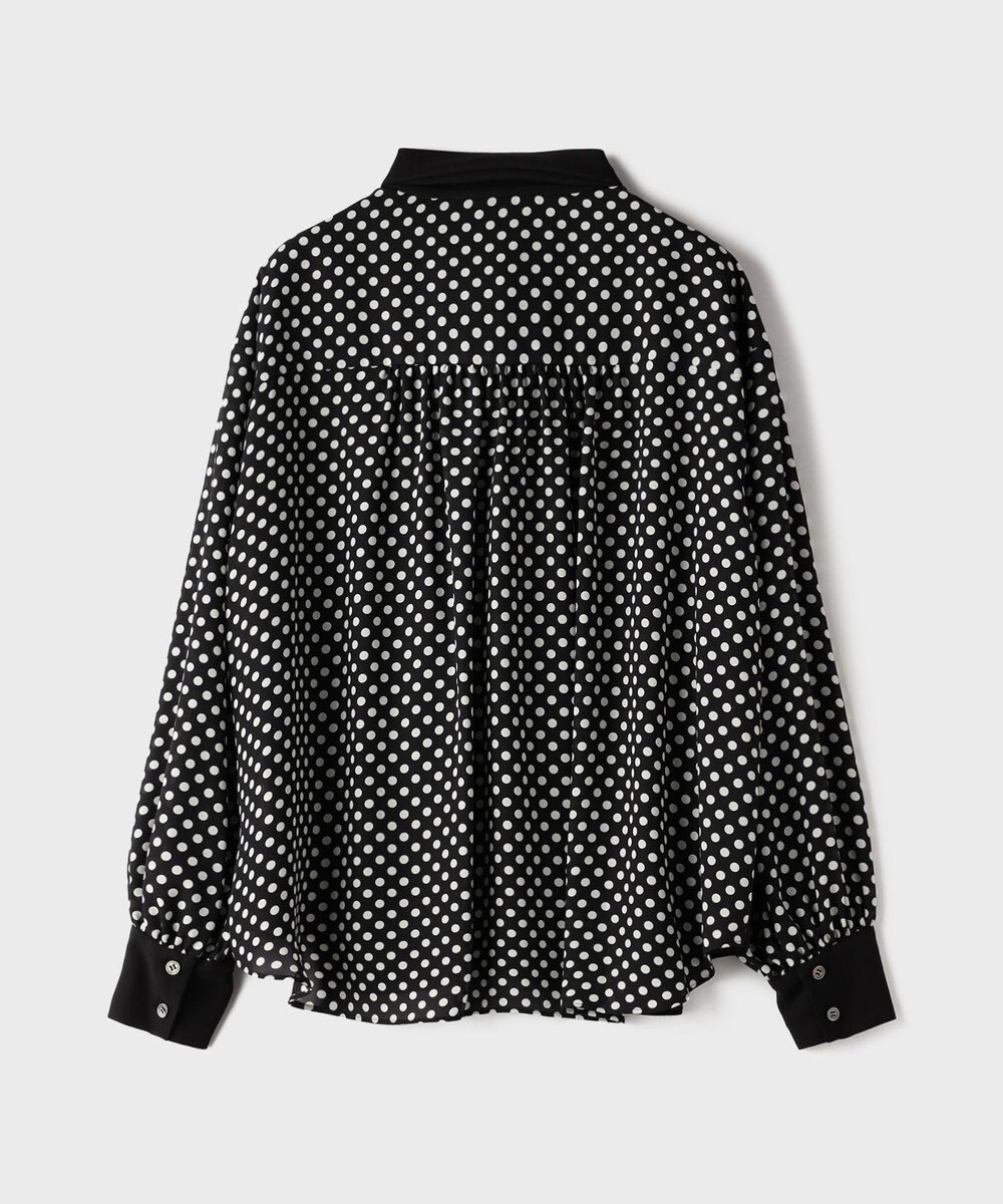 GRACE CONTINENTAL ドットコンビブラウス 