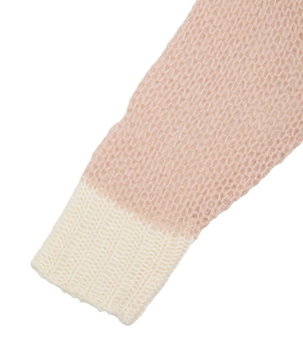 AMERICAN HOLIC モヘアライク配色ニットプルオーバー 