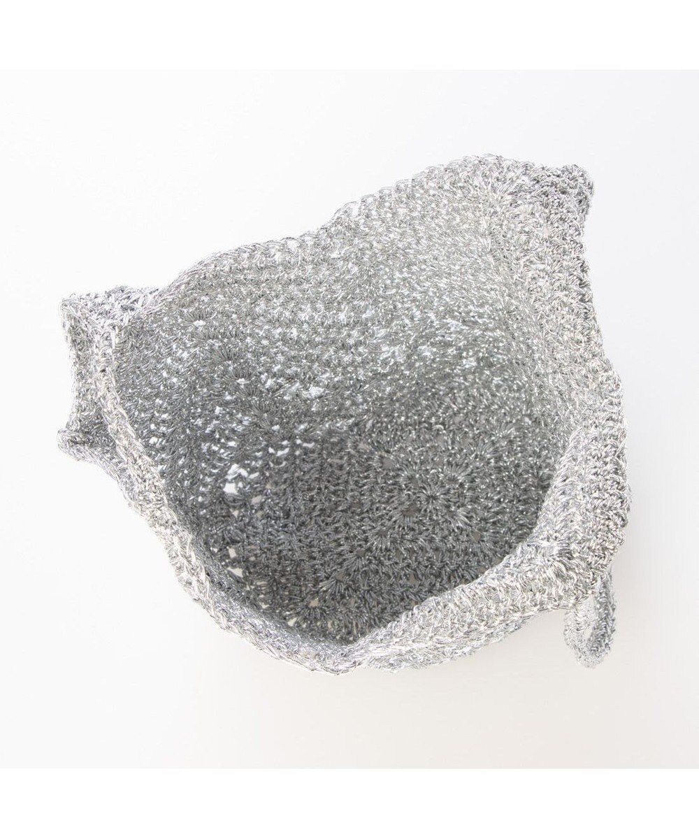 UNBILLION カシュカシュ cachecache / メタリック糸手編みポシェット 