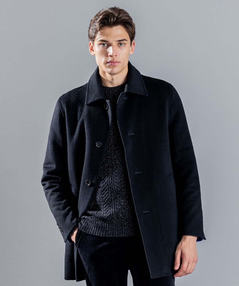 JOSEPH HOMME DOUBLE FACE CASHMERE BALMACHAN COAT 
