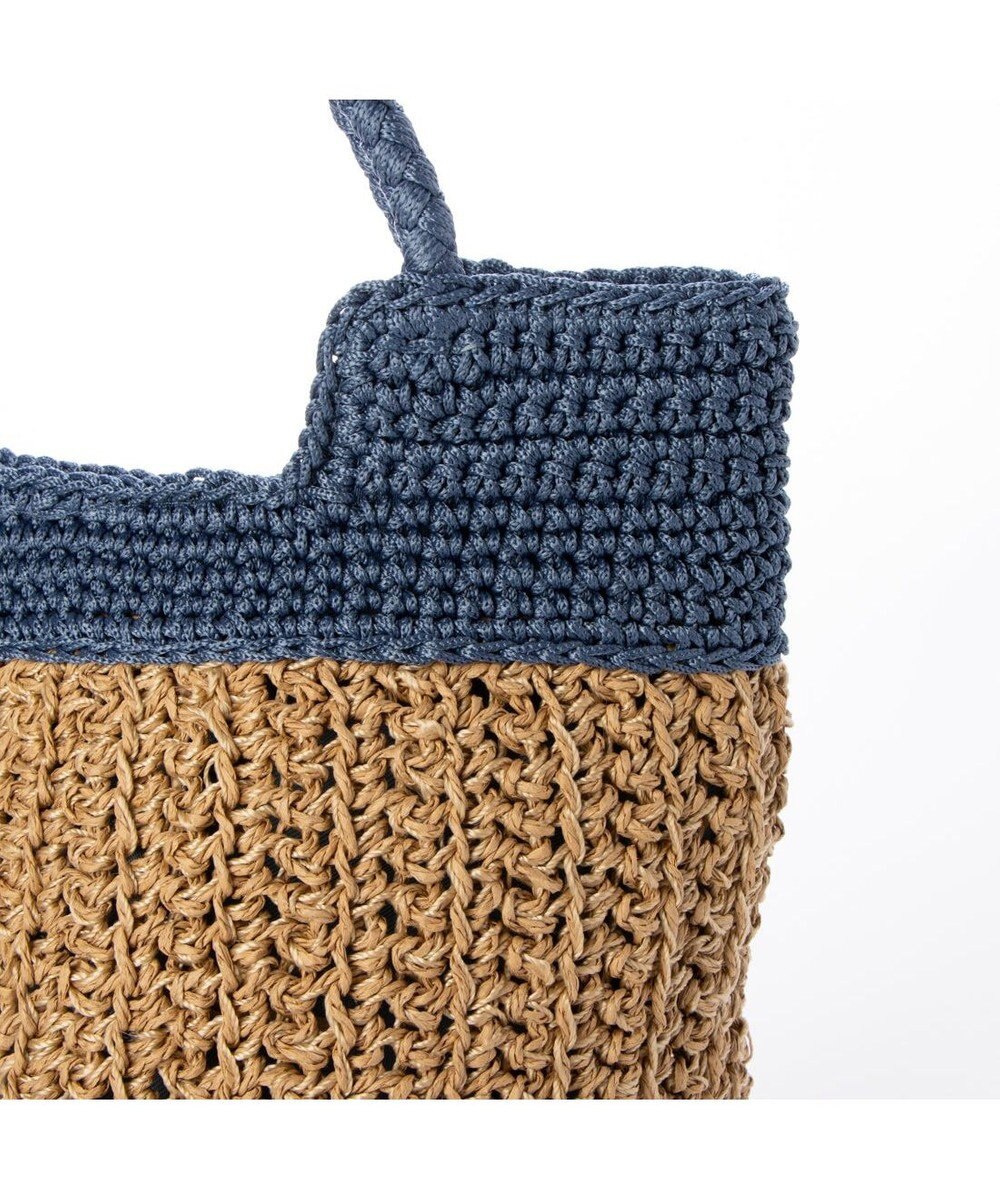 UNBILLION カシュカシュ cachecache / 切り替え編みクロッシェ2wayミニトート 