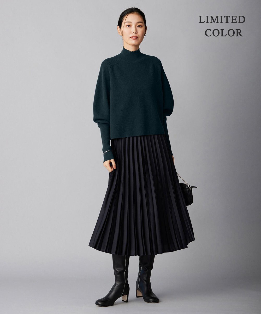 ICB L 【WEB限定カラーあり】 ソフトウールハイゲージ ハイネックニット 