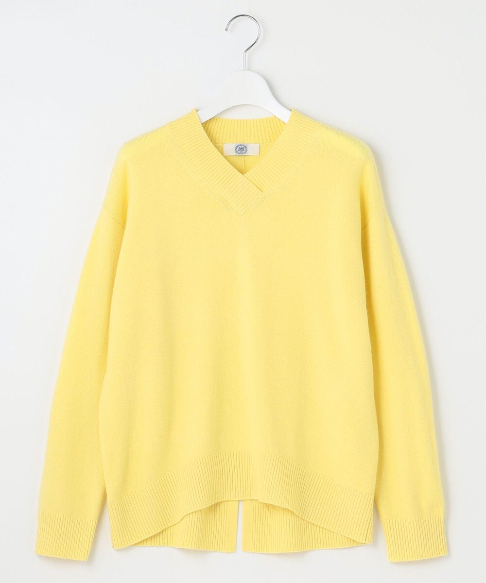 J.PRESS LADIES L 【洗える・WEB限定カラーあり】CASHMERE BLEND Vネック ニット 