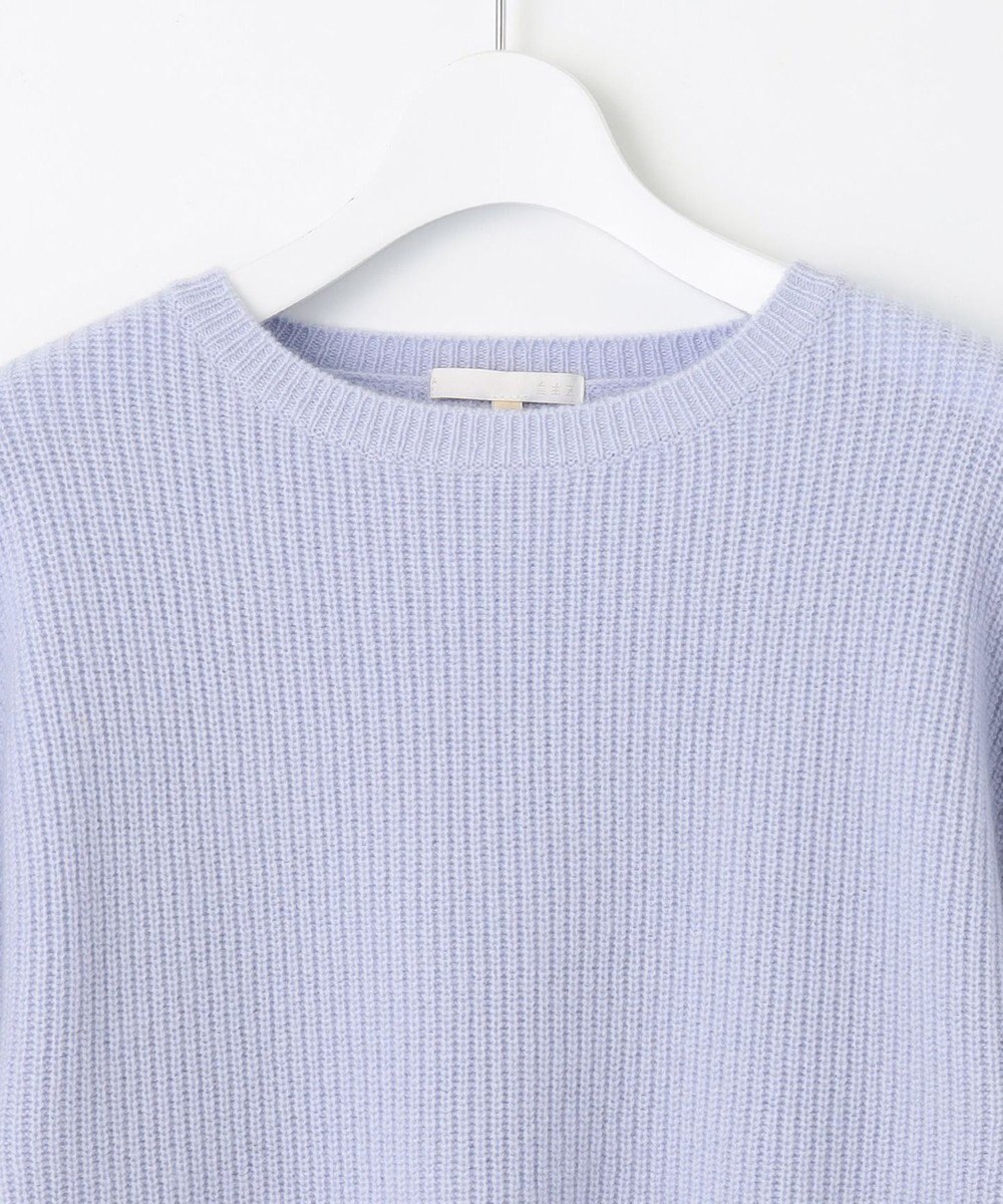 自由区 L 【洗える】ウールカシミヤブレンドプルオーバー ニット 