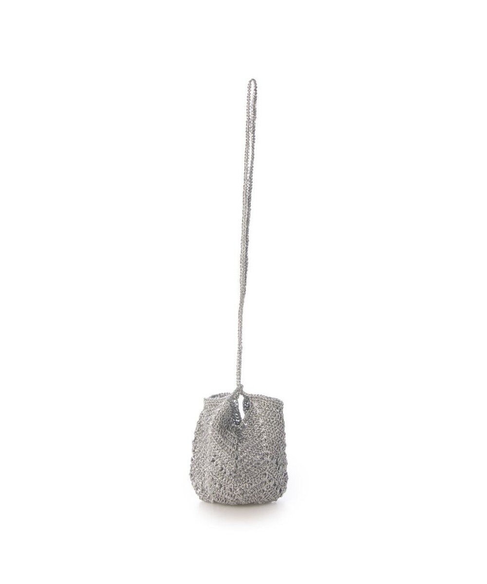 UNBILLION カシュカシュ cachecache / メタリック糸手編みポシェット 