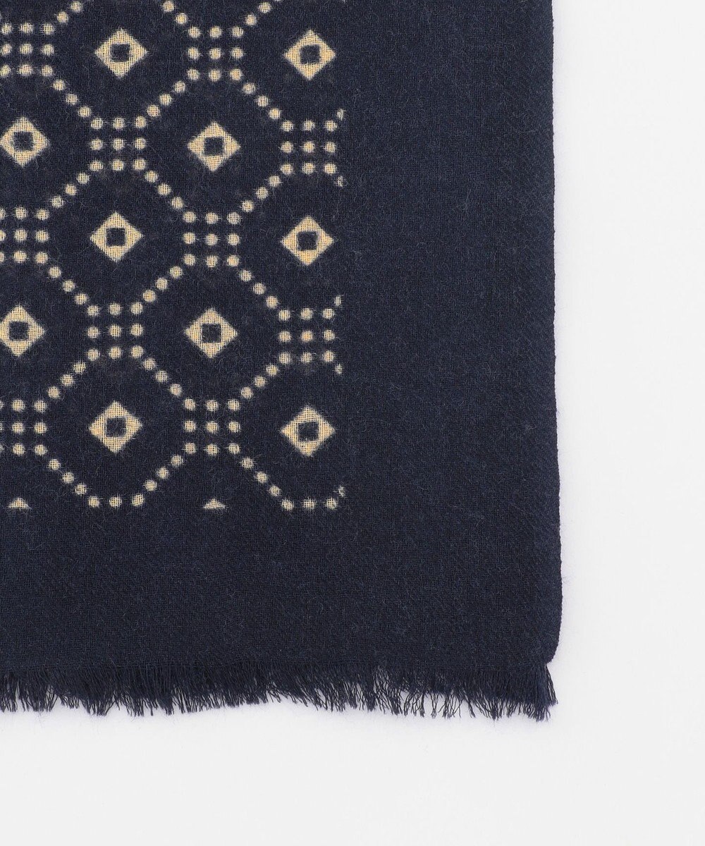 JOSEPH ABBOUD 【イタリア製/CAMERUCCI ARCHIVIO】ジオメトリッククレスト ストール 