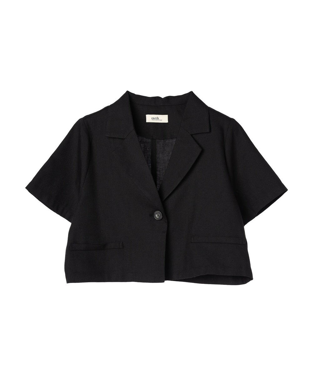 earth music&ecology リサイクルポリエステルブレンドショートシャツ 