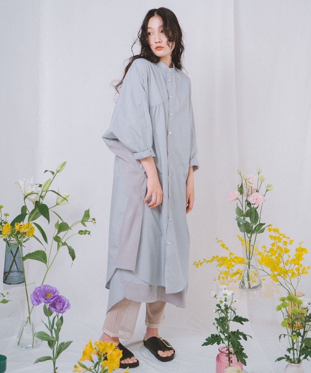 POLS CLIONE シャツワンピース 