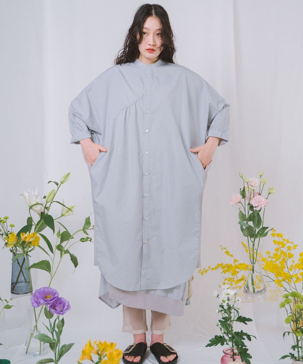 POLS CLIONE シャツワンピース 