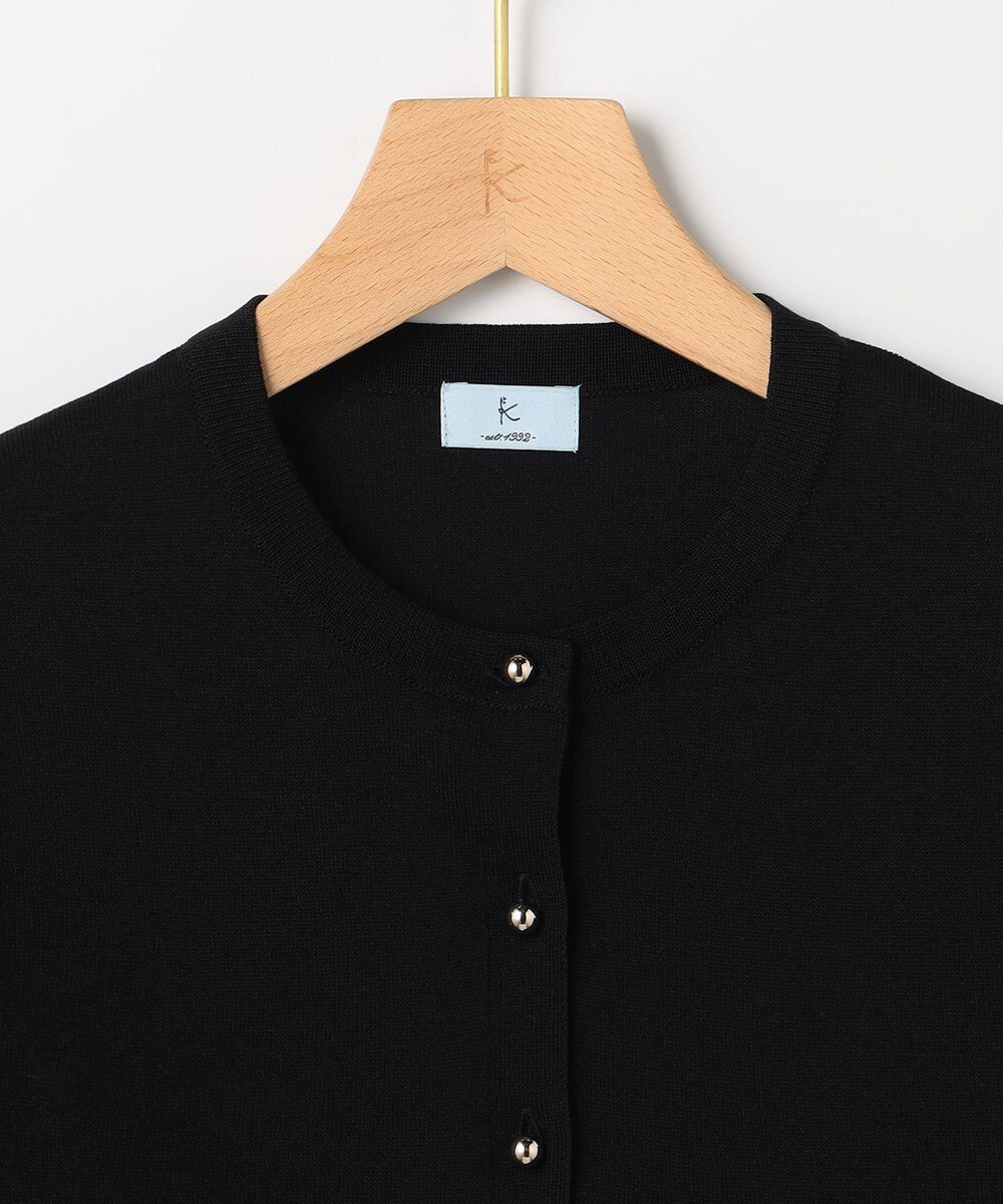 組曲 【先行予約】シアーニット5分袖 カーディガン 