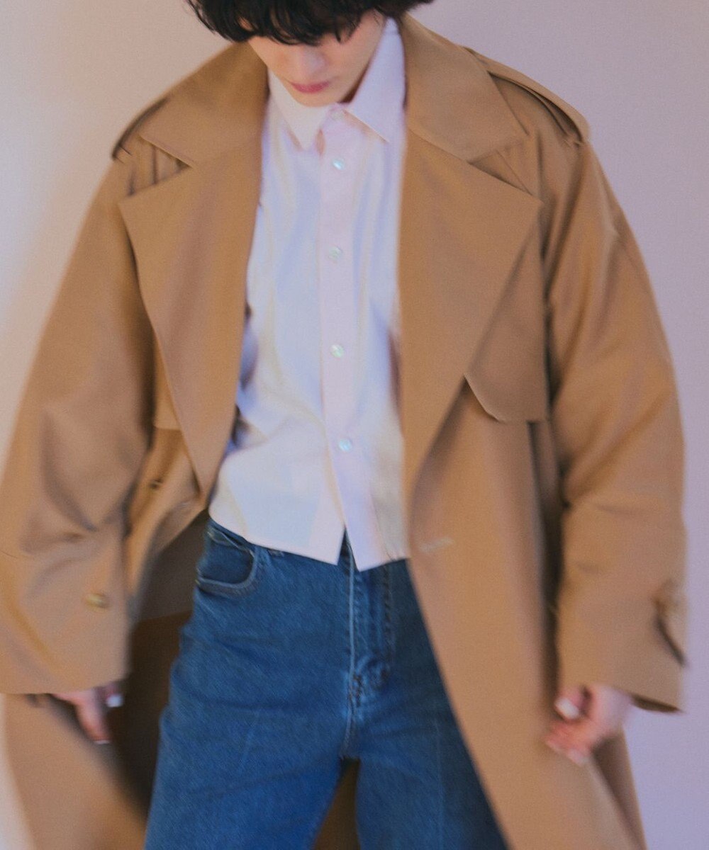 NAVE 【ReNAVE・セットアップ可/撥水加工/防シワ】ポリエステルタッサー コート 