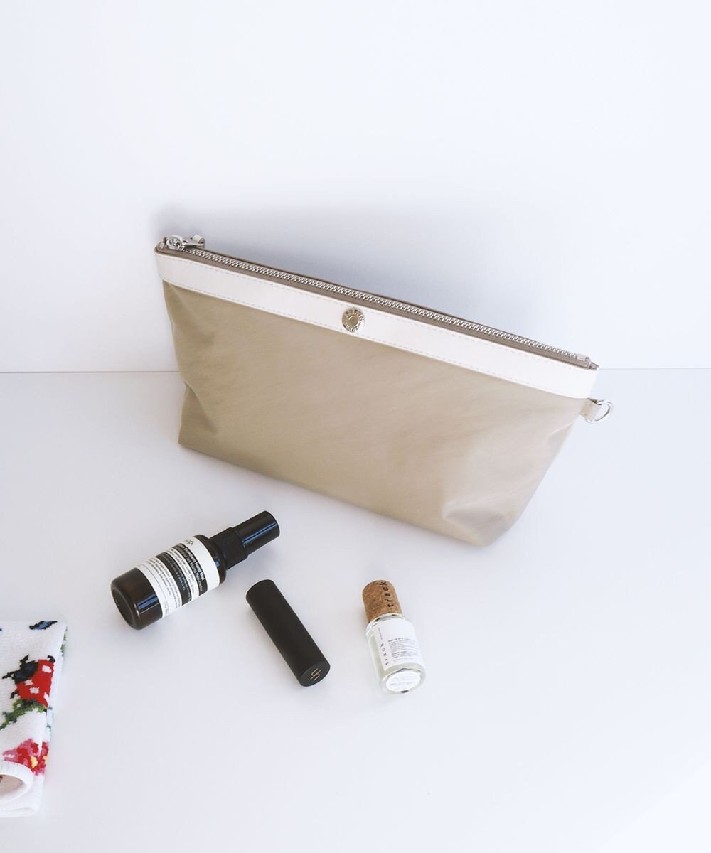 TOPKAPI 【Breath TOPKAPI】MORPH モーフ リンクルナイロン 舟形 ポーチ　撥水 