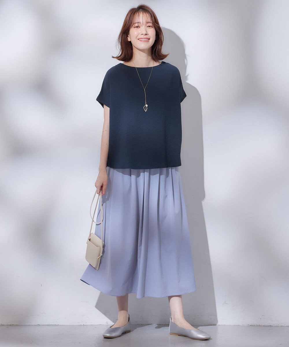 ANY L ミニサッカードルマンスリーブカットソー 