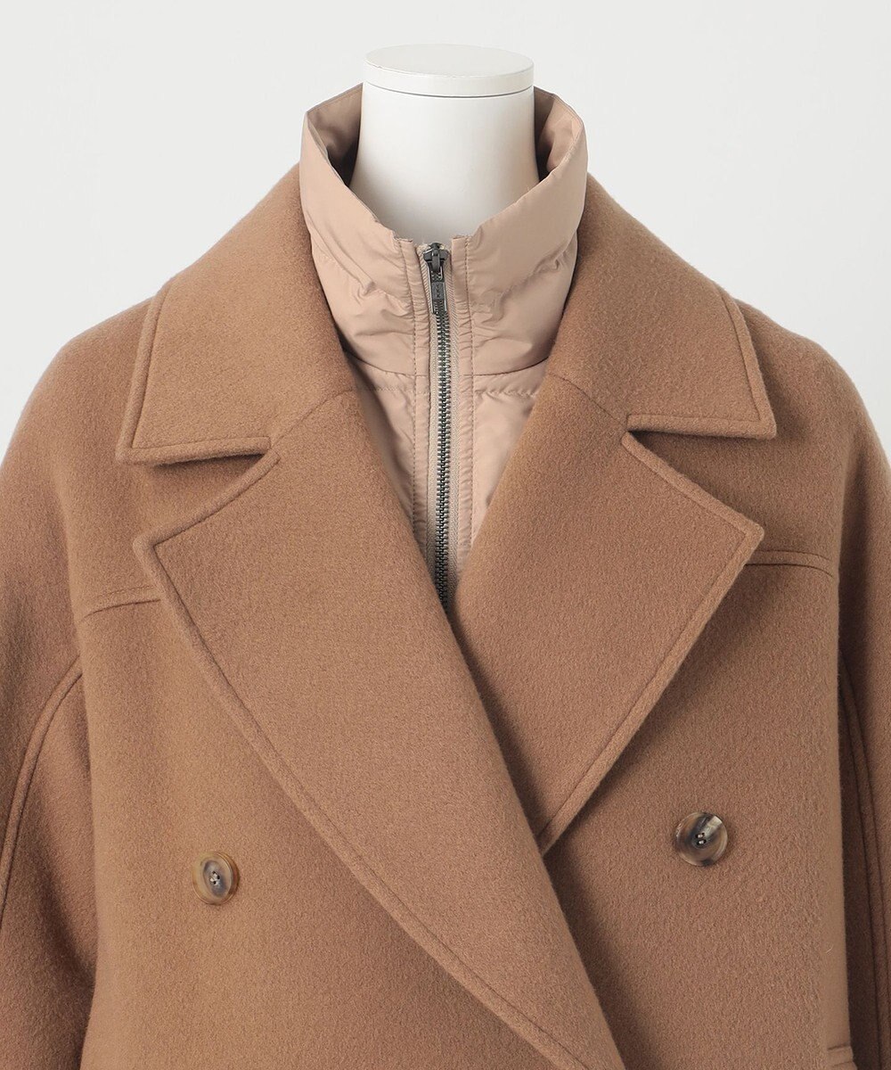 23区 【エステータ】ウールカシミヤ＆LIMONTAダウン コート 