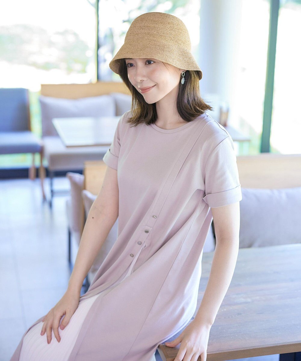 Tiaclasse ラフィアバケットハット 