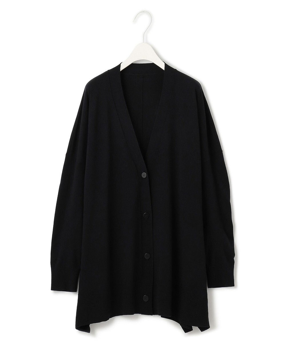 ICB 【洗える】ヴィスコースワイド Vネックカーディガン 