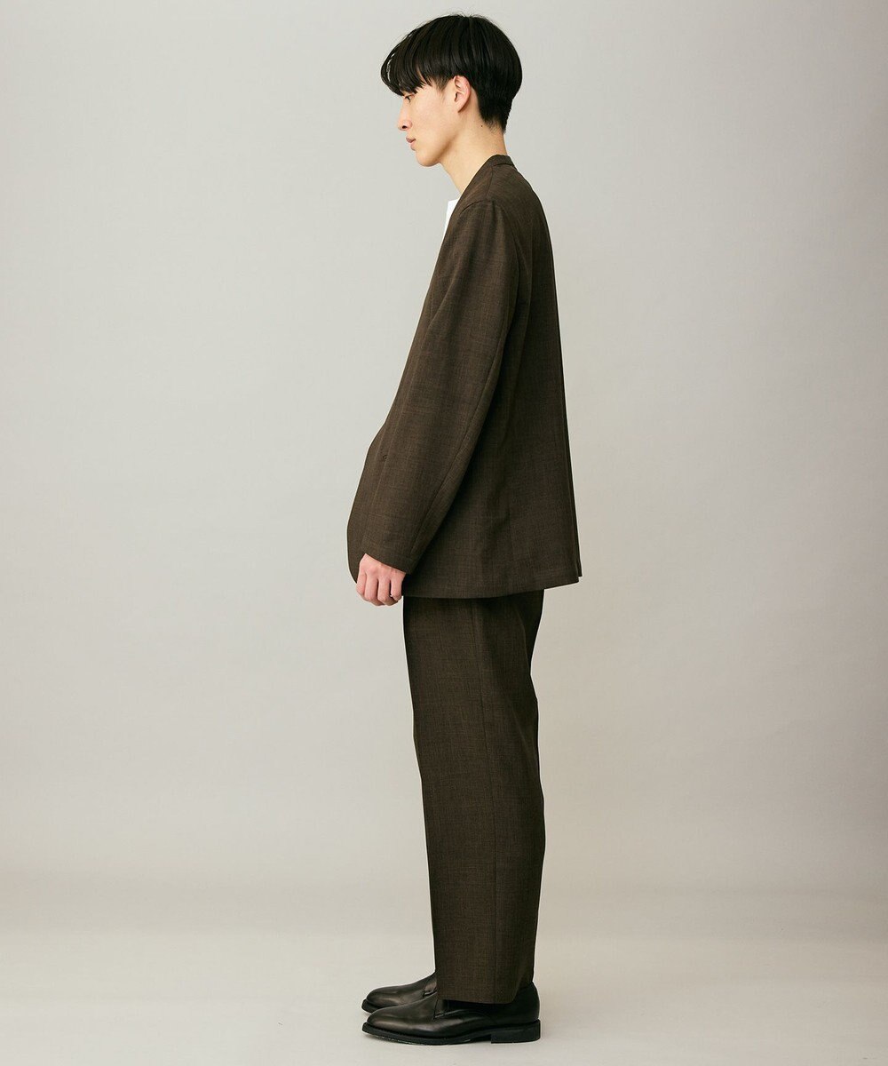 UNFILO MENS ウーリーノ ノーカラージャケット 