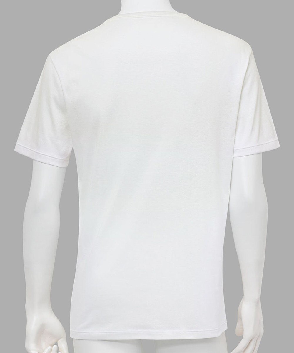 WACOAL MEN WACOAL MEN インナー 3分袖 オーガニックコットン100％ 通気性 吸汗速乾 抗菌防臭 Vネック 肌着 メンズ WL5124 /ワコールメン 