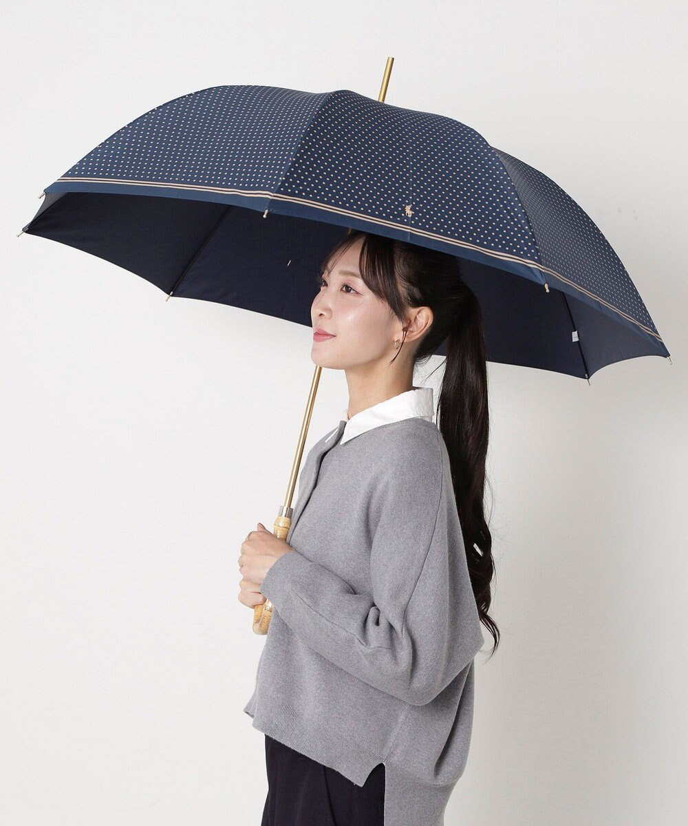 MOONBAT POLO RALPH LAUREN(ポロ ラルフローレン) ツイルドットポロポニー 雨傘 長傘 