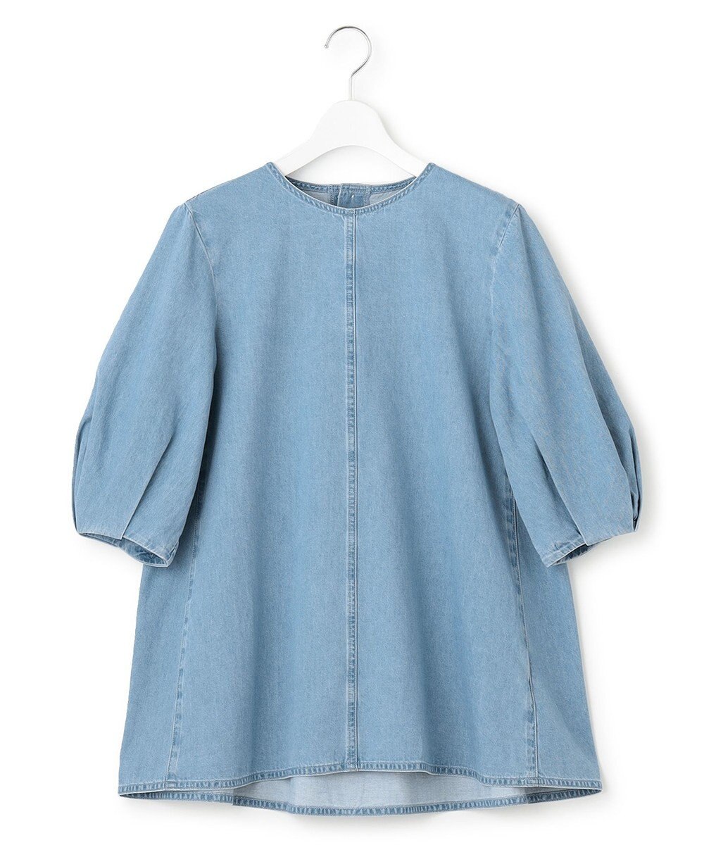 23区 S 【Oggi4月号掲載/洗える】23区DENIM ライトダンガリー ブラウス 